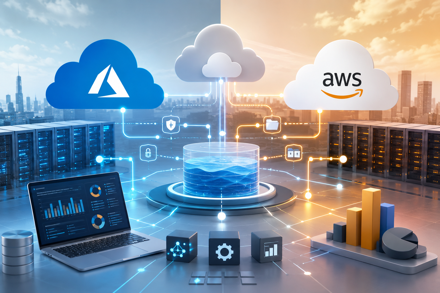Azure+AWS 멀티클라우드로 데이터 레이크 구축