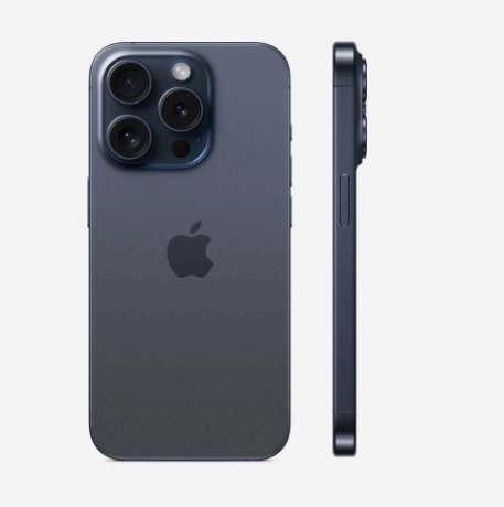 아이폰 15 프로 블루 티타늄 색상 사진