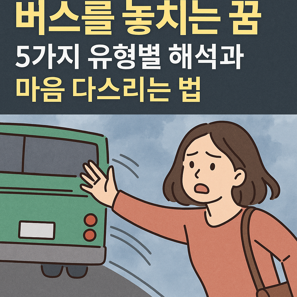 버스를 놓치는 꿈