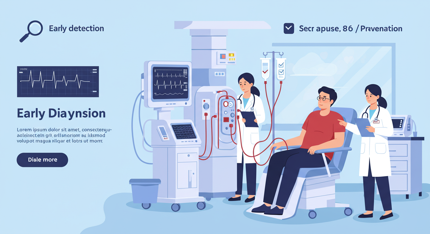 투석 중 발생하는 심혈관 질환, 조기 발견과 예방