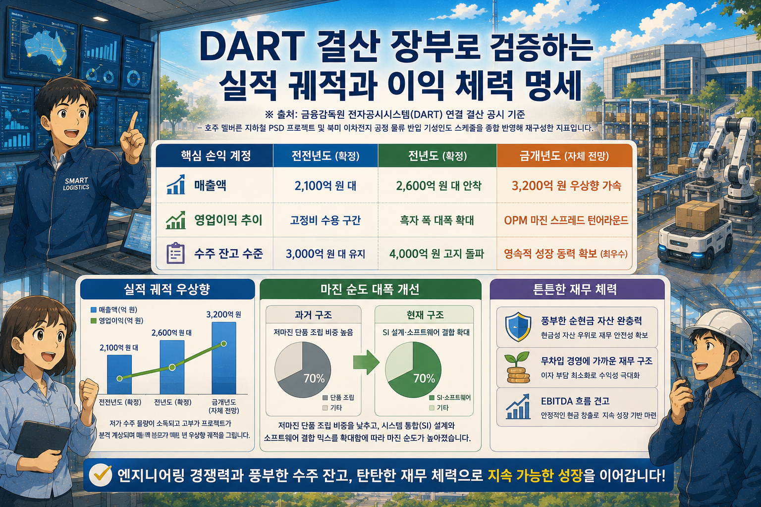 기업 실적 분석 대시보드