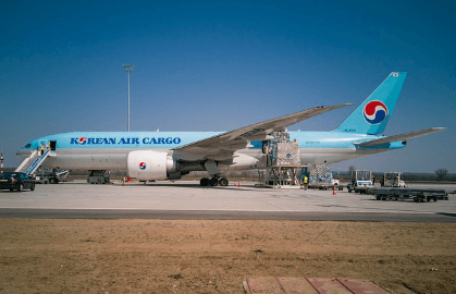 대한항공에서 제공하는 인천공항 외투보관 서비스 코트룸과 관련된 대한항공 비행기 사진