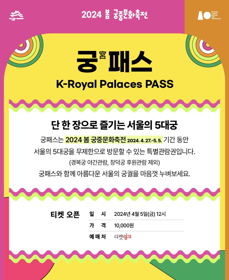 궁궐 밤여행, 경복궁 별빛기행, 청덕궁 달빛기행, 궁패스!