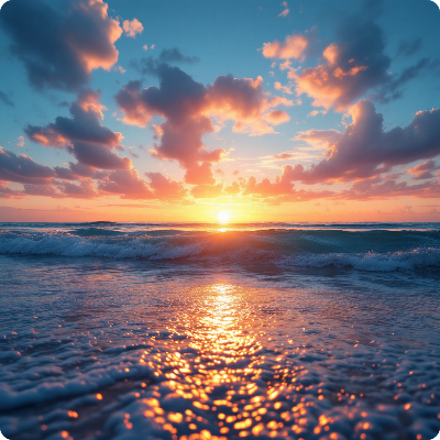 부산 새해 일출 해돋이 명소 가상 이미지