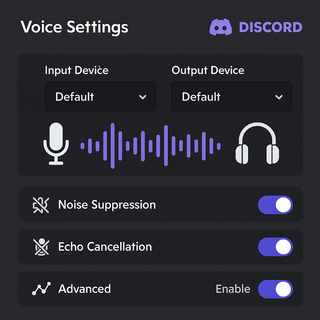 디스코드 음성 설정 최적화 가이드 - 마이크 스피커 노이즈 제거 음질 개선 방법