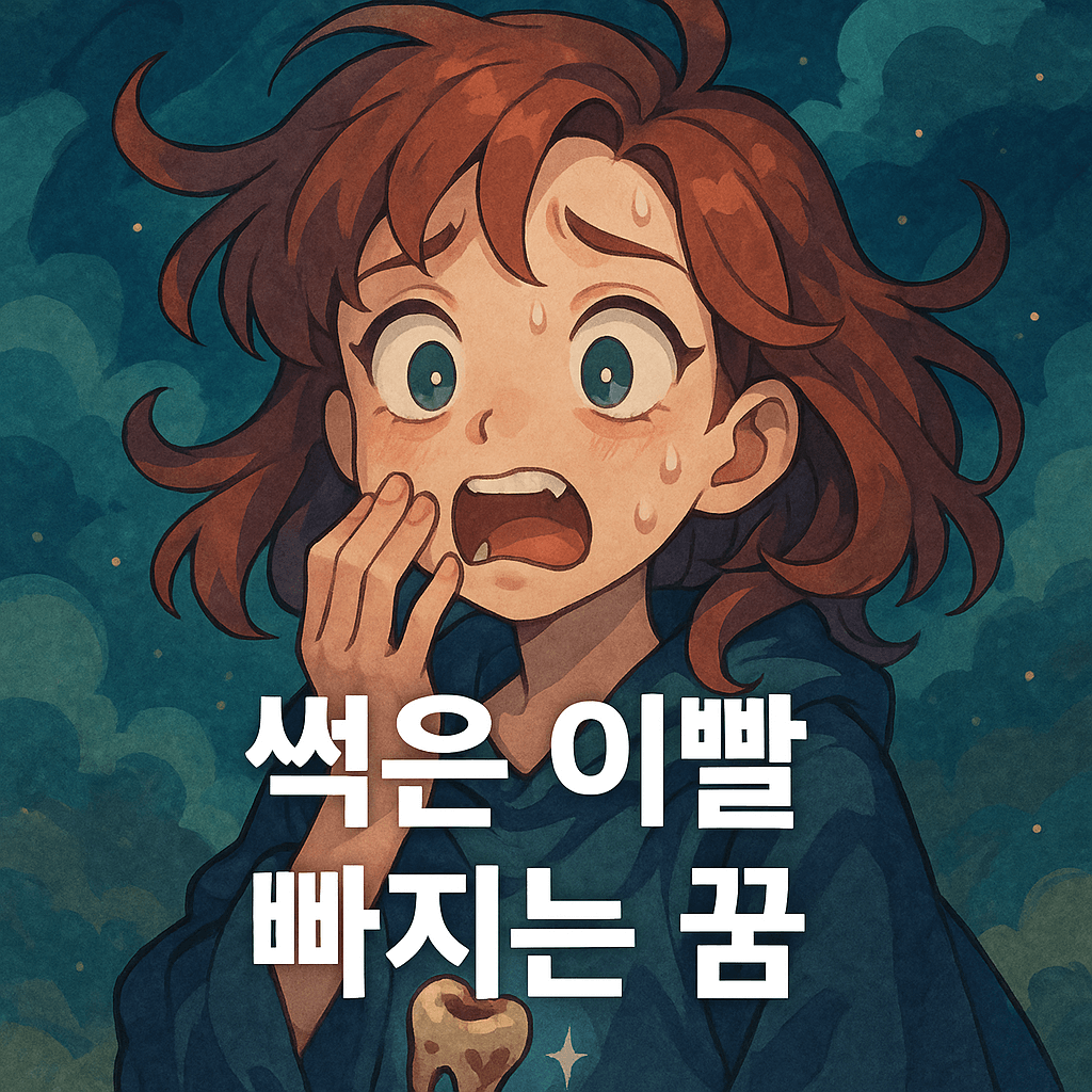 썩은 이빨 빠지는 꿈 해몽