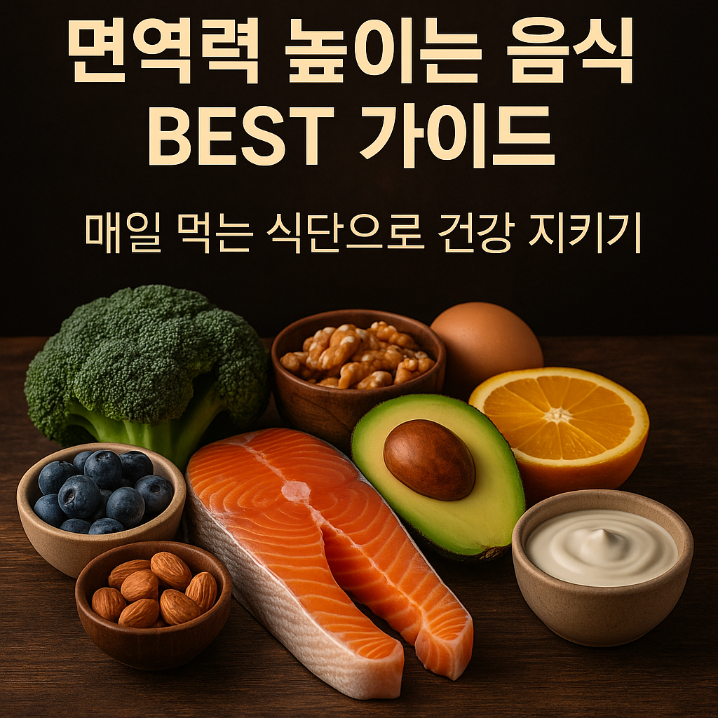 면역력 높이는 음식 BEST 가이드｜매일 먹는 식단으로 건강 지키기