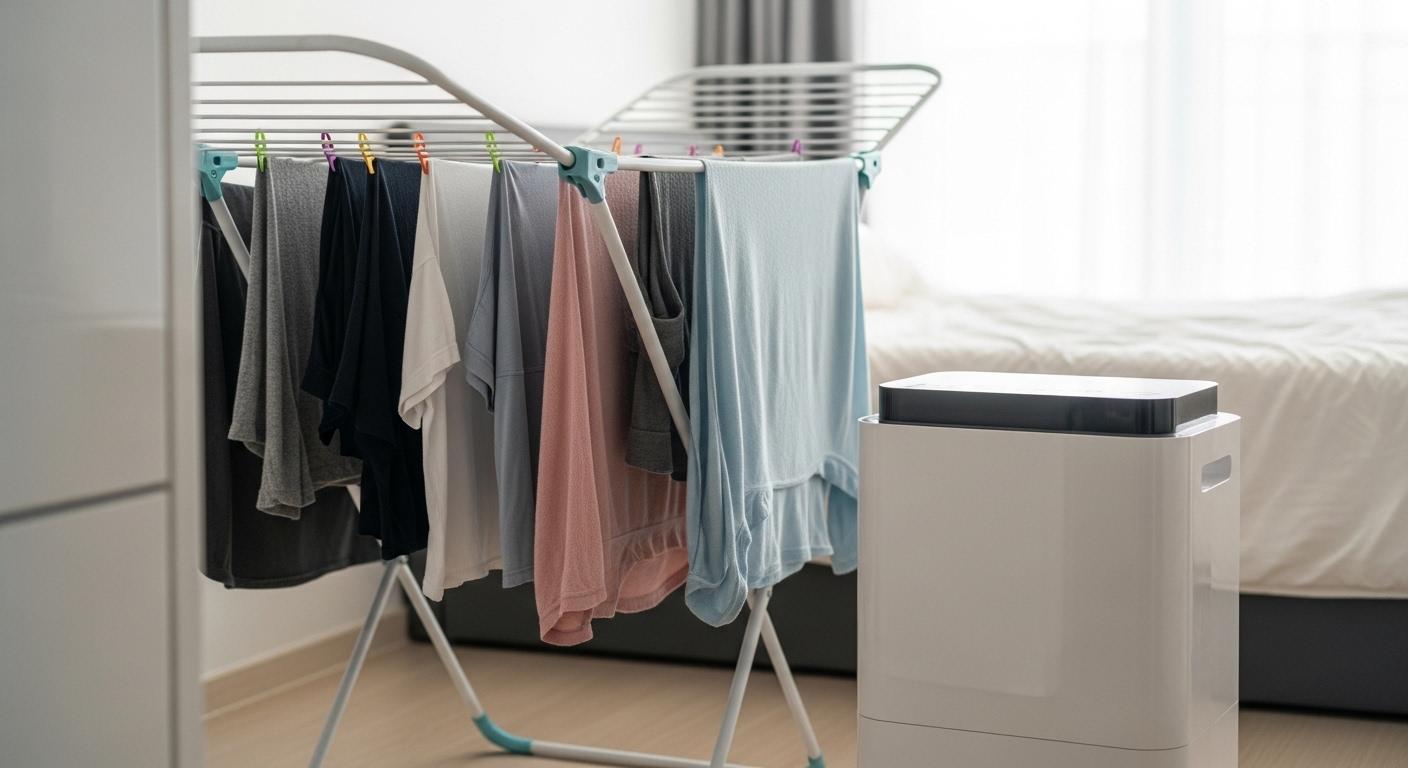 빨래 건조 원룸 제습기 문제 해결