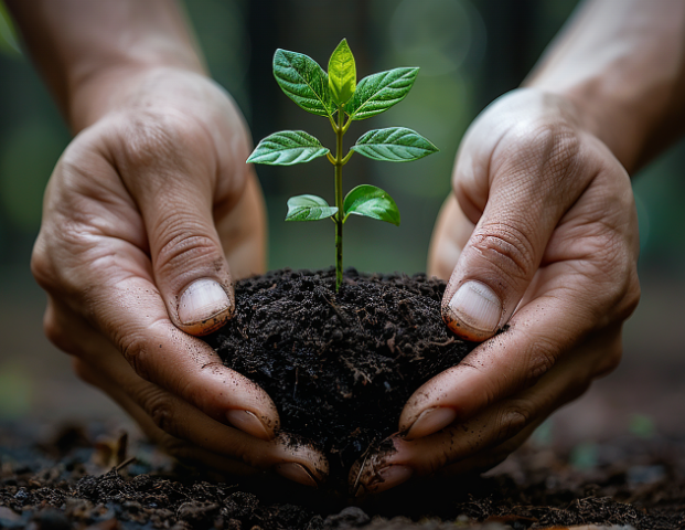 퇴비 없이도 건강한 토양을 유지하는 비결 🌱