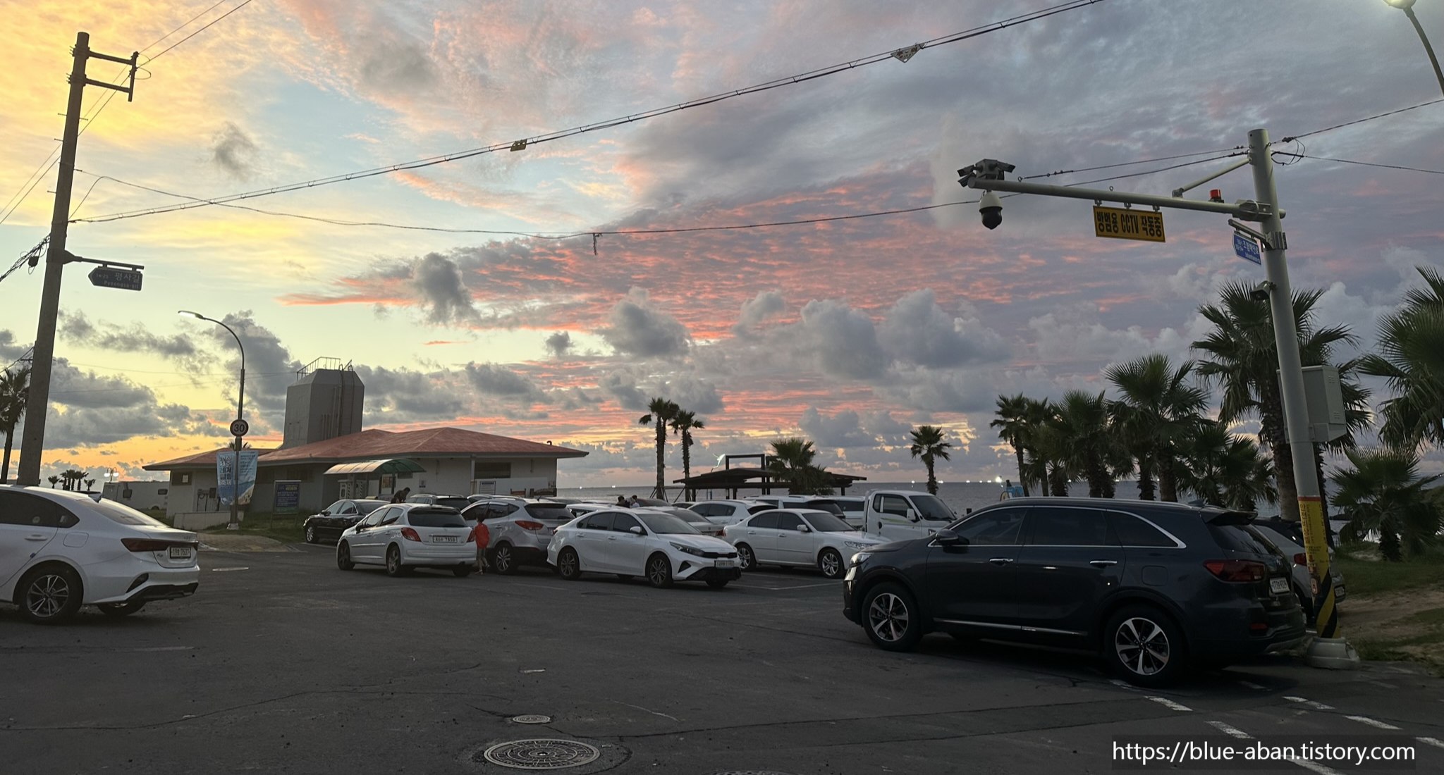 함덕 서우봉 입구 주차장