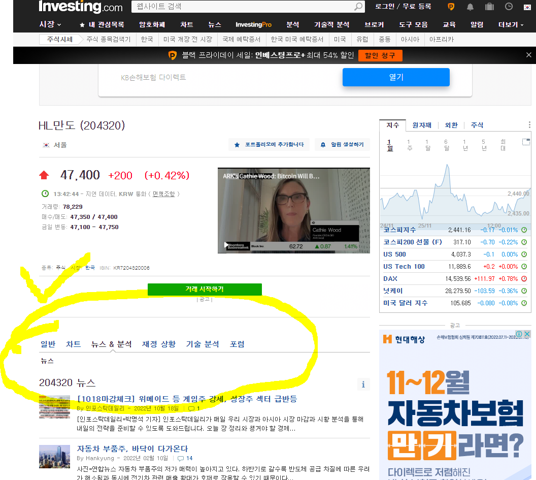 인베스팅 사이트 이미지