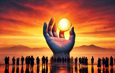 포항 호미곶 앞에서의 사람