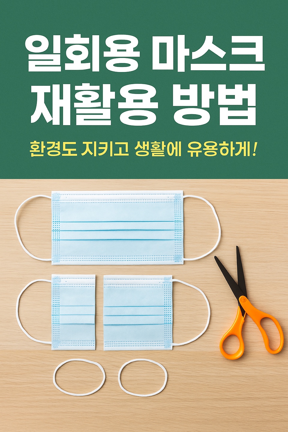 일회용 마스크 재활용 방법