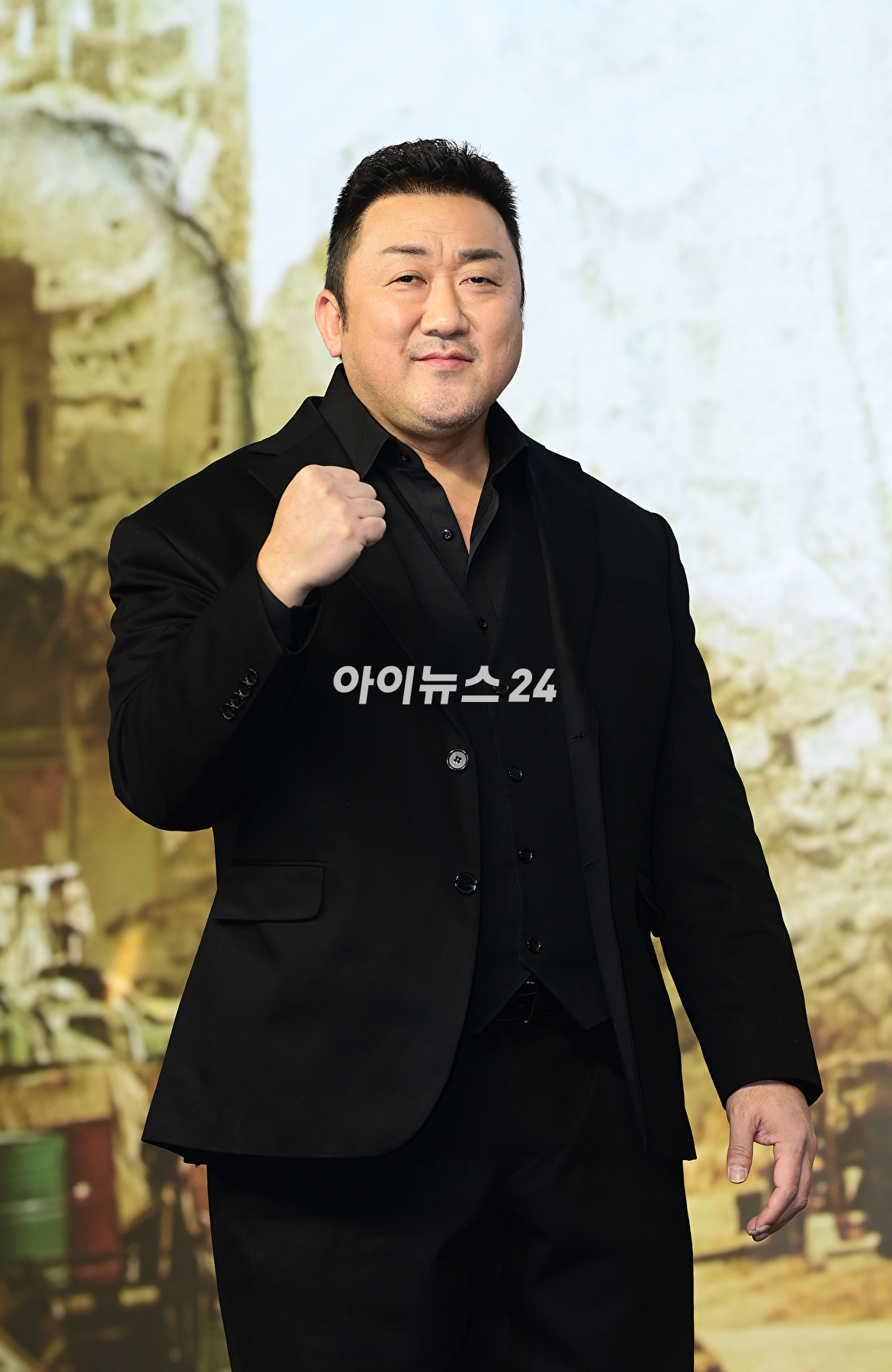 배우 마동석이 16일 오전 서울 종로구 JW메리어트 동대문스퀘어서울에서 열린 넷플릭스 영화 '황야'(감독 허명행) 제작보고회에 참석하고 있다. [사진=정소희 기자]