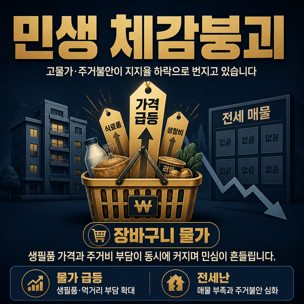 민생 체감붕괴