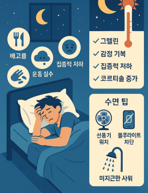 과학적 근거로 본 수면의 중요성과 여름철 꿀잠 전략