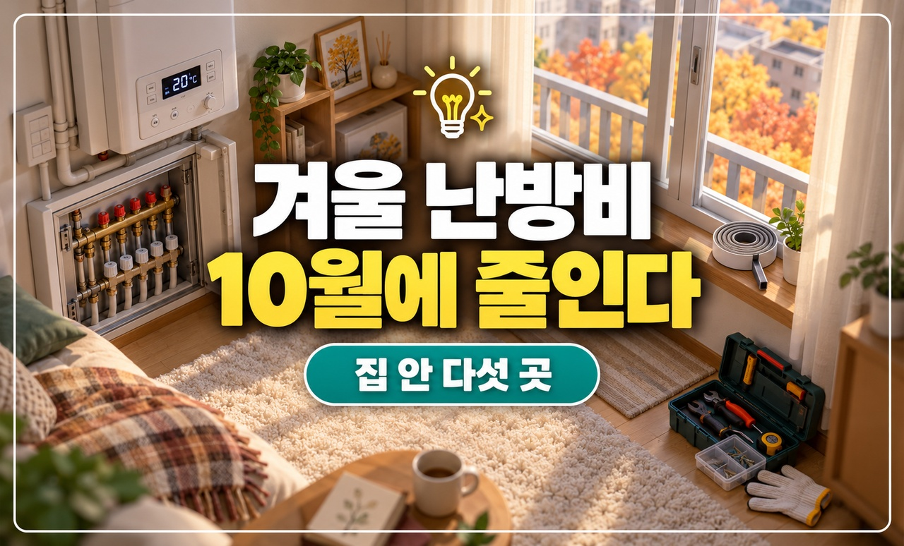 겨울 난방비를 10월에 미리 점검하는 자리
