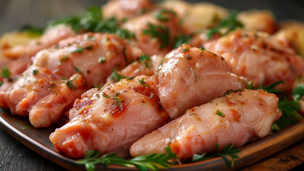 훈제요리된 닭고기