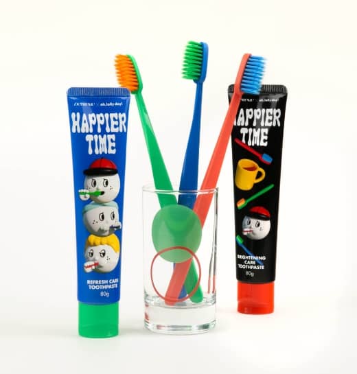 오롤리데이의 치약 칫솔 세트