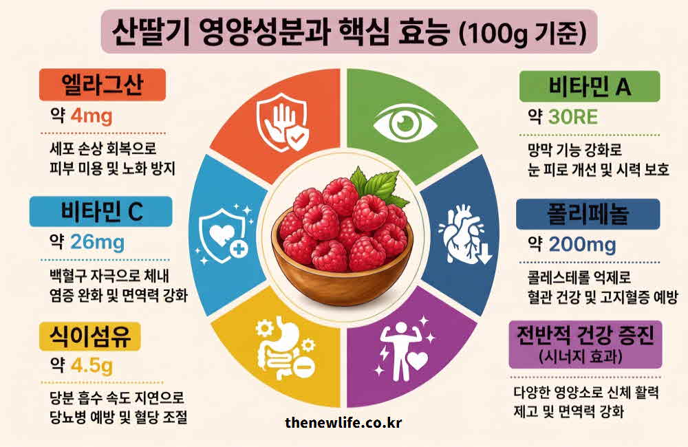 산딸기 효능 영양성분