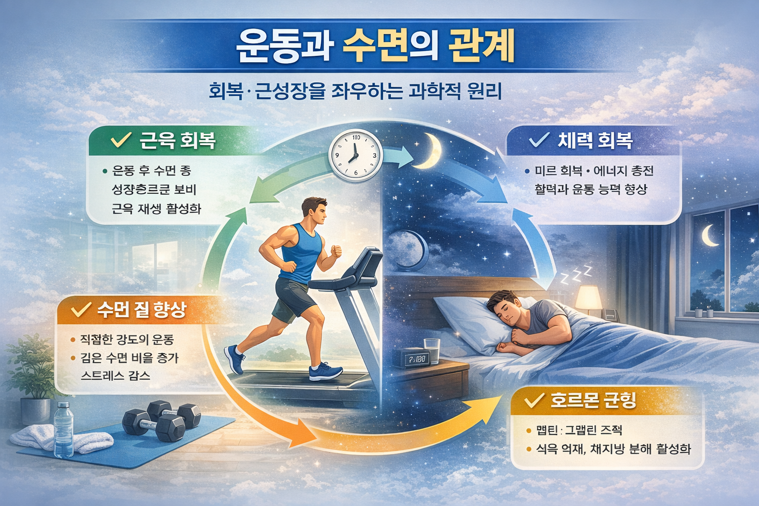 운동과 수면의 관계