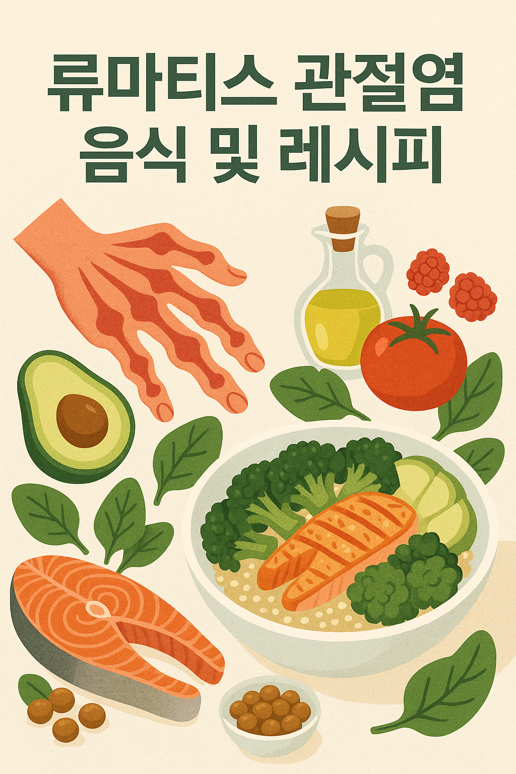 류마티스 관절염 치료 음식 및 레시피 추천