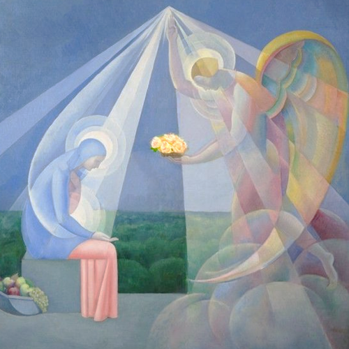 성모님과 가브리엘의 만남