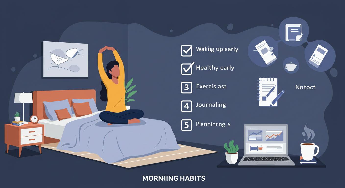 아침 루틴이 하루의 성과를 결정한다 – 성공한 사람들이 실천하는 아침 습관