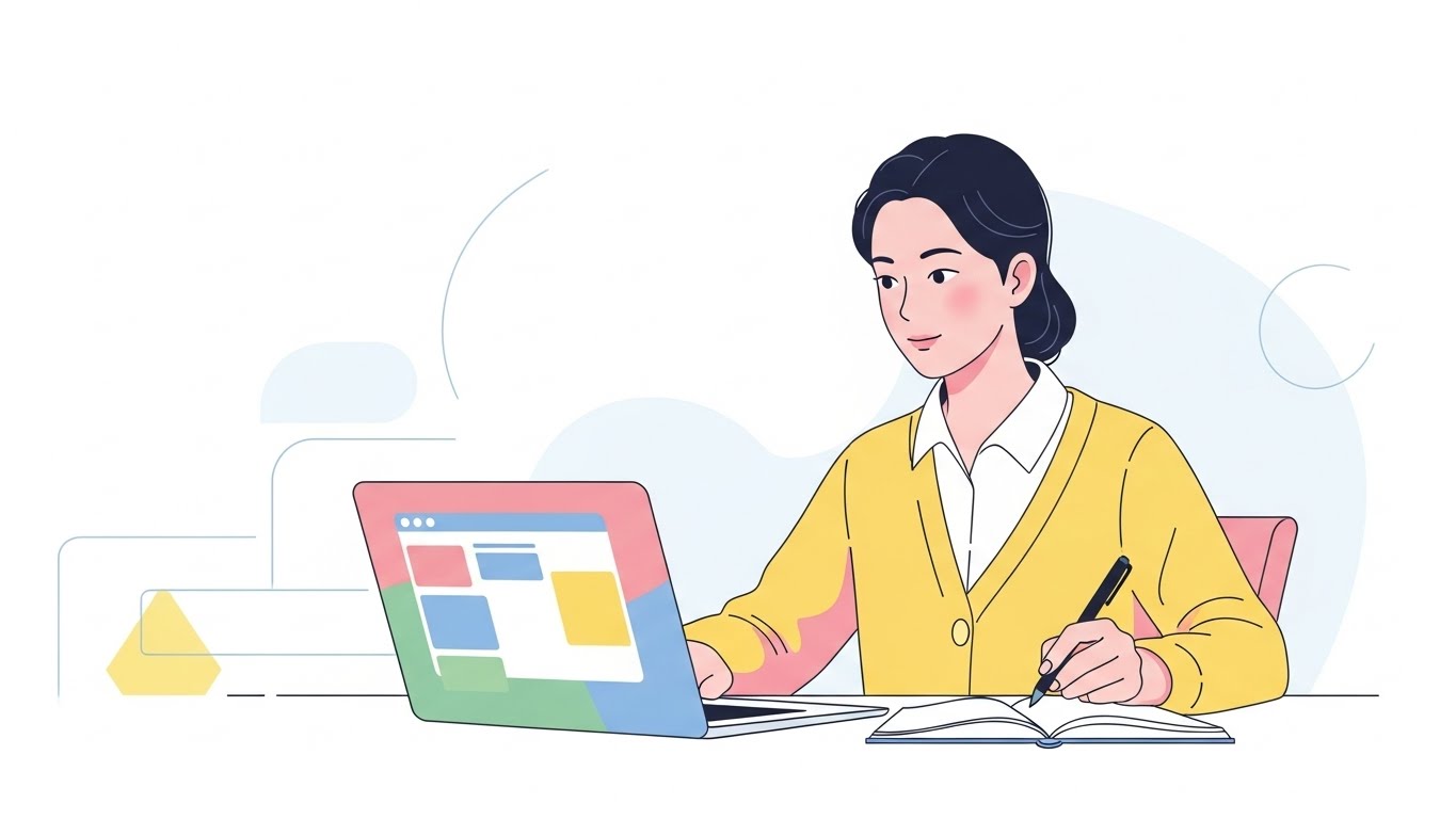 키워드 중심 재택부업 알바 글쓰기를 준비하는 장면으로, 기본 구조 이해가 필요합니다.