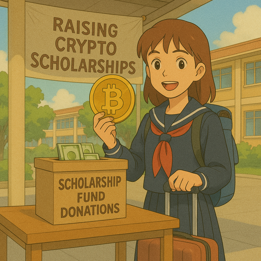 가상자산으로 장학금 모금한 고등학생 사진