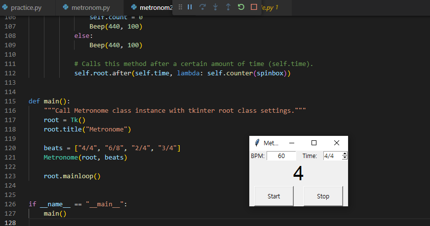 python_metronom