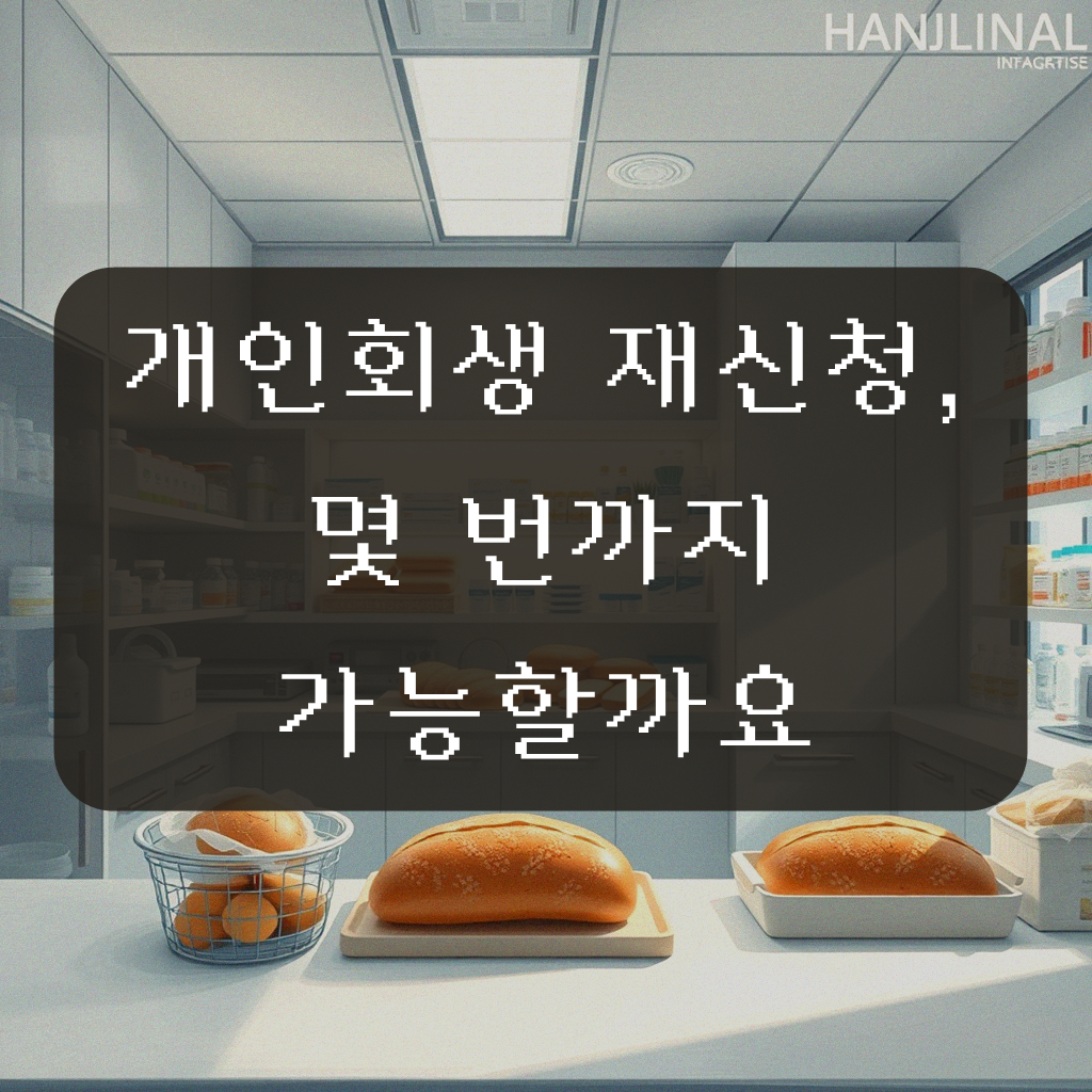 개인회생 재신청, 두 번까지 가능할까요