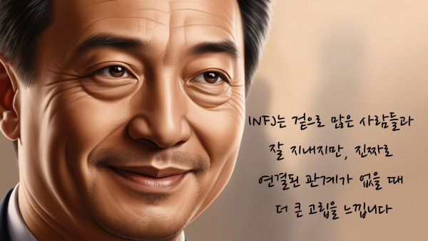 INFJ는 겉으로 많은 사람들과 잘 지내지만, 진짜로 연결된 관계가 없을 때 더 큰 고립을 느낍니다에 관한 그림