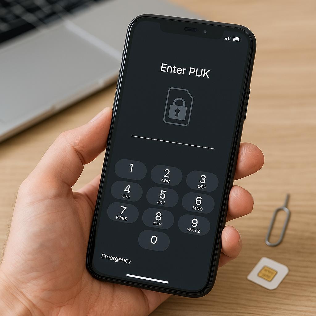 알뜰폰 puk 해제방법