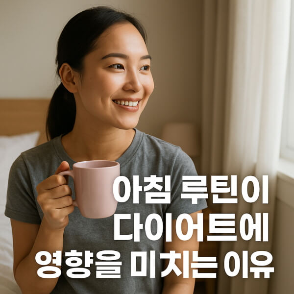 아침 루틴이 다이어트에 영향을 미치는 이유/gpt