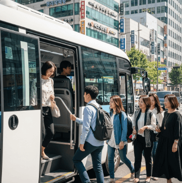 셔틀버스 이용 방법1