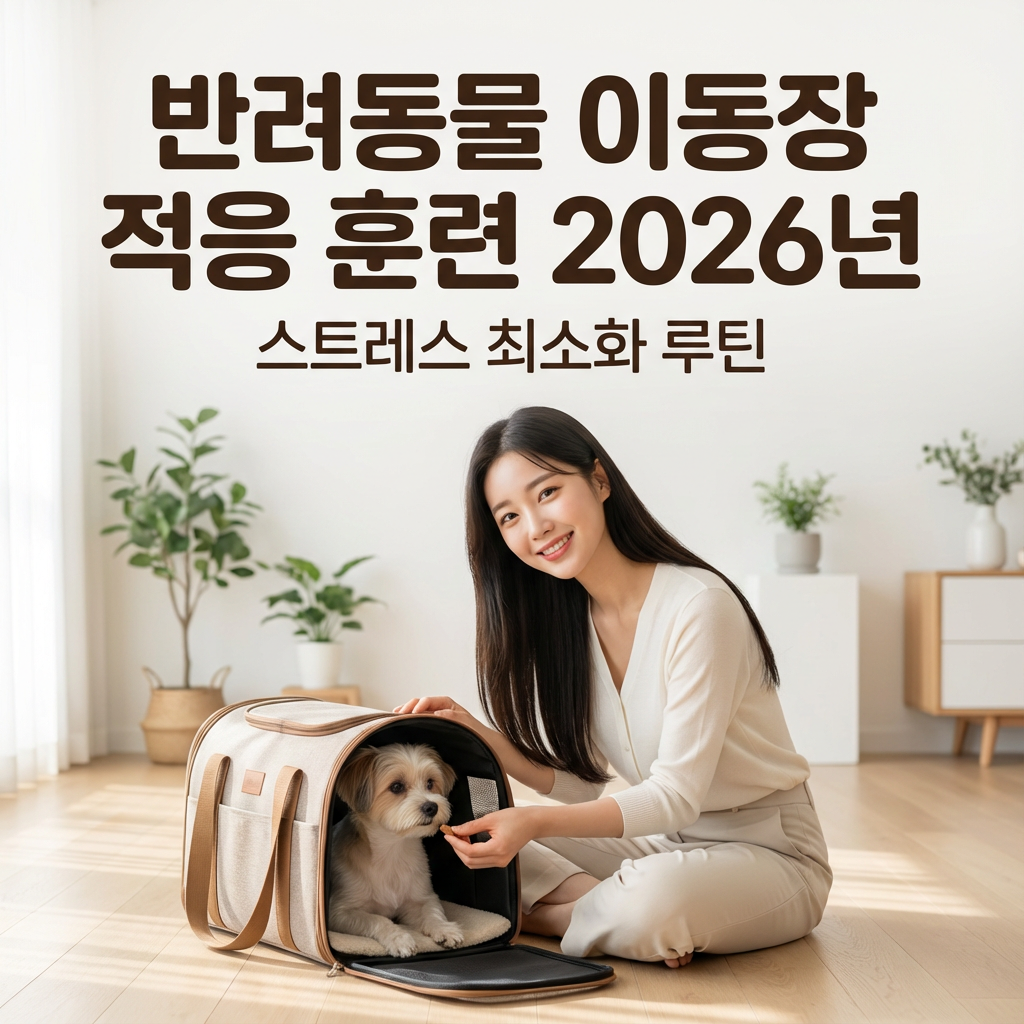 반려동물 이동장 적응 훈련 ｜ 2026년 스트레스 최소화 루틴