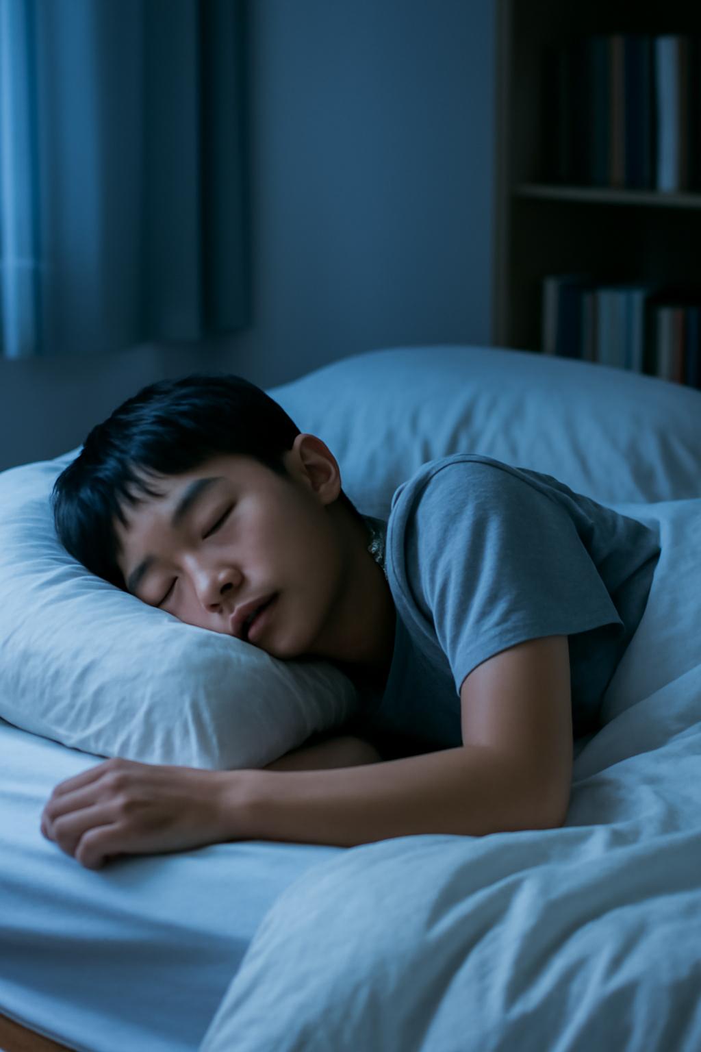 중학생 평균 수면 시간