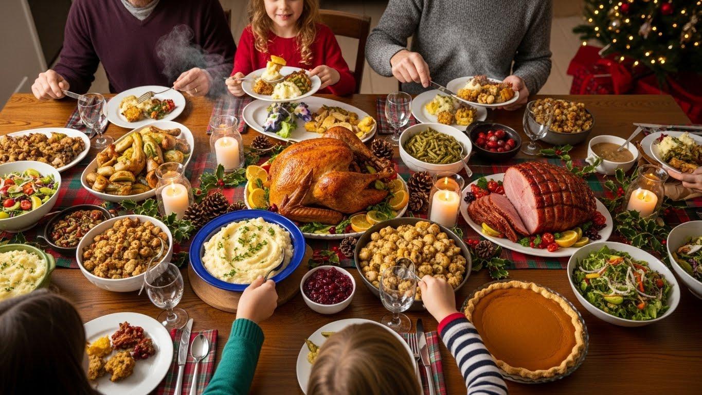 연말 가족모임 음식