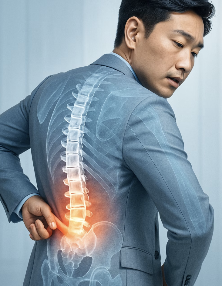 결정적 차이 1: 손가락으로 콕! 짚을 수 있는 통증