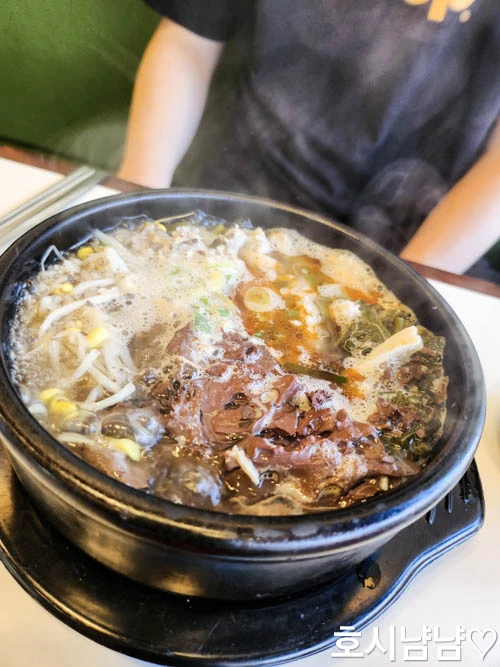 명인대동양평해장국 양선지해장국 – 선지와 콩나물이 듬뿍 들어간 뜨끈한 한 그릇