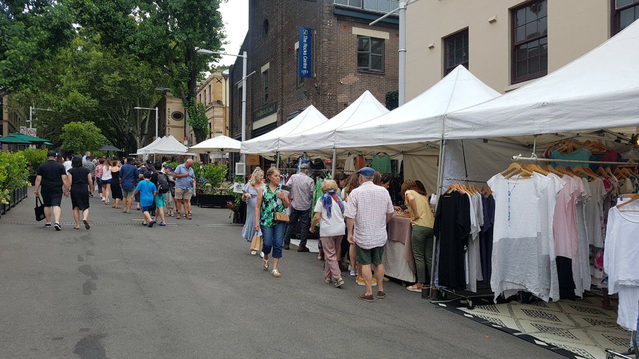 호주 시드니의 주말 마켓