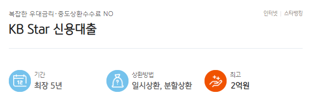 KB국민은행 직장인대출 추천