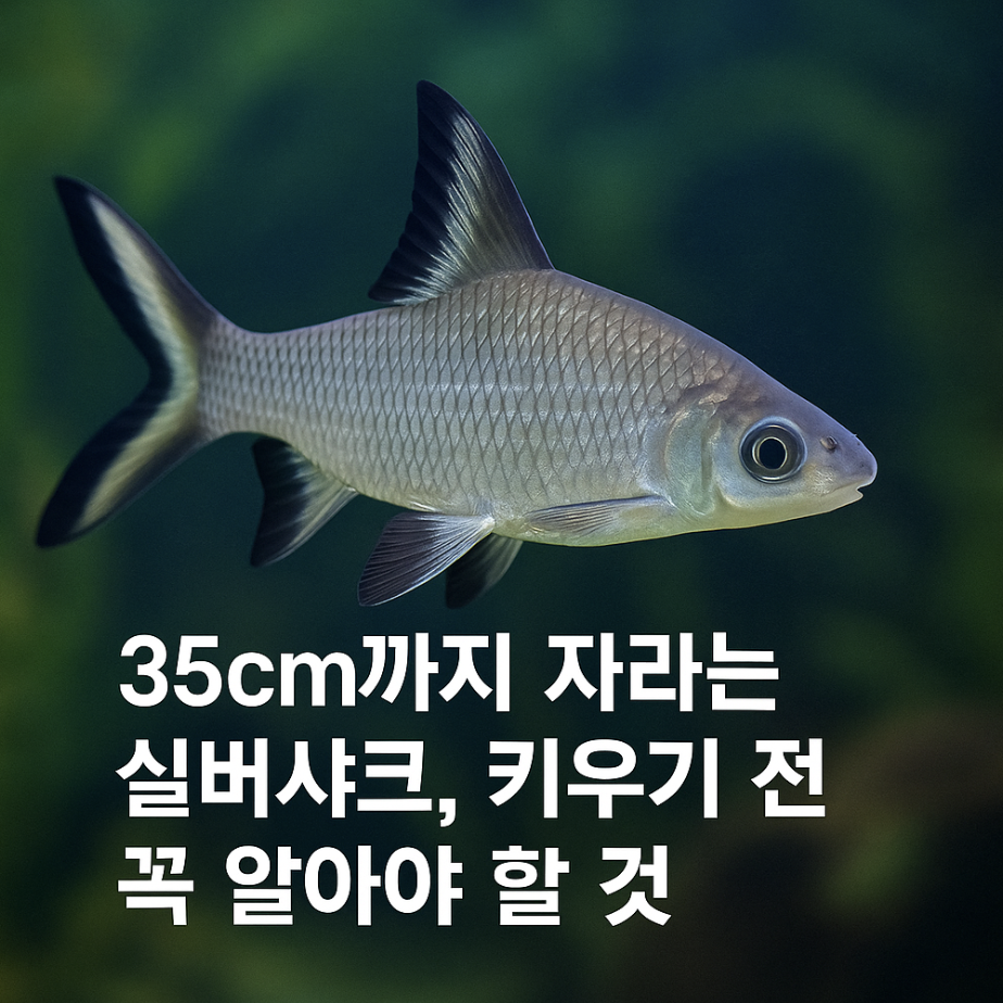 35cm까지 자라는 실버샤크, 키우기 전 꼭 알아야 할 것