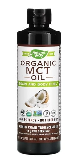 Nature&#39;s Way&#44; 유기농 MCT 오일&#44; 480ml(16fl oz)