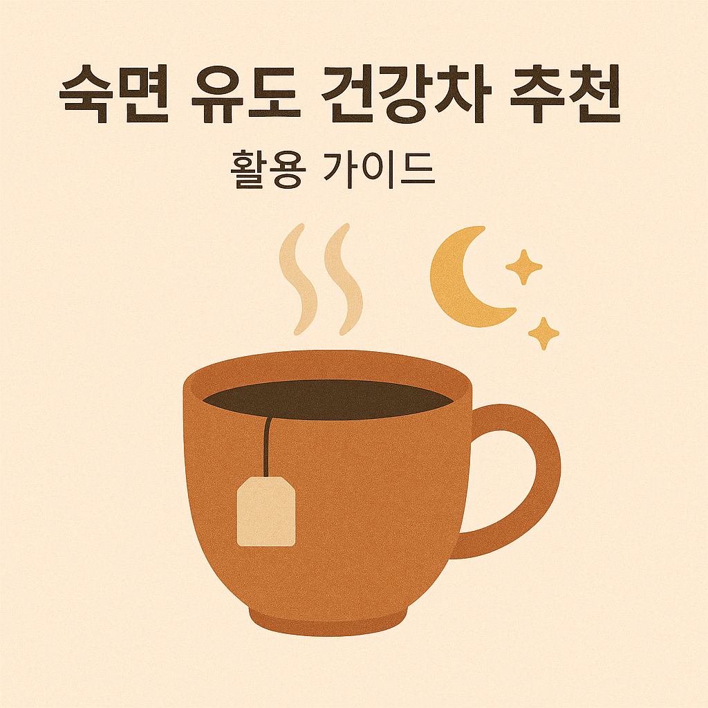 숙면 유도 건강차 추천 &amp; 활용 가이드 이미지