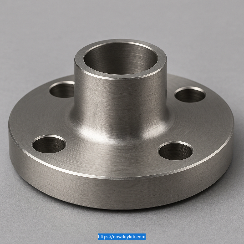 Socket weld flange – compact design for small-diameter, high-pressure lines.