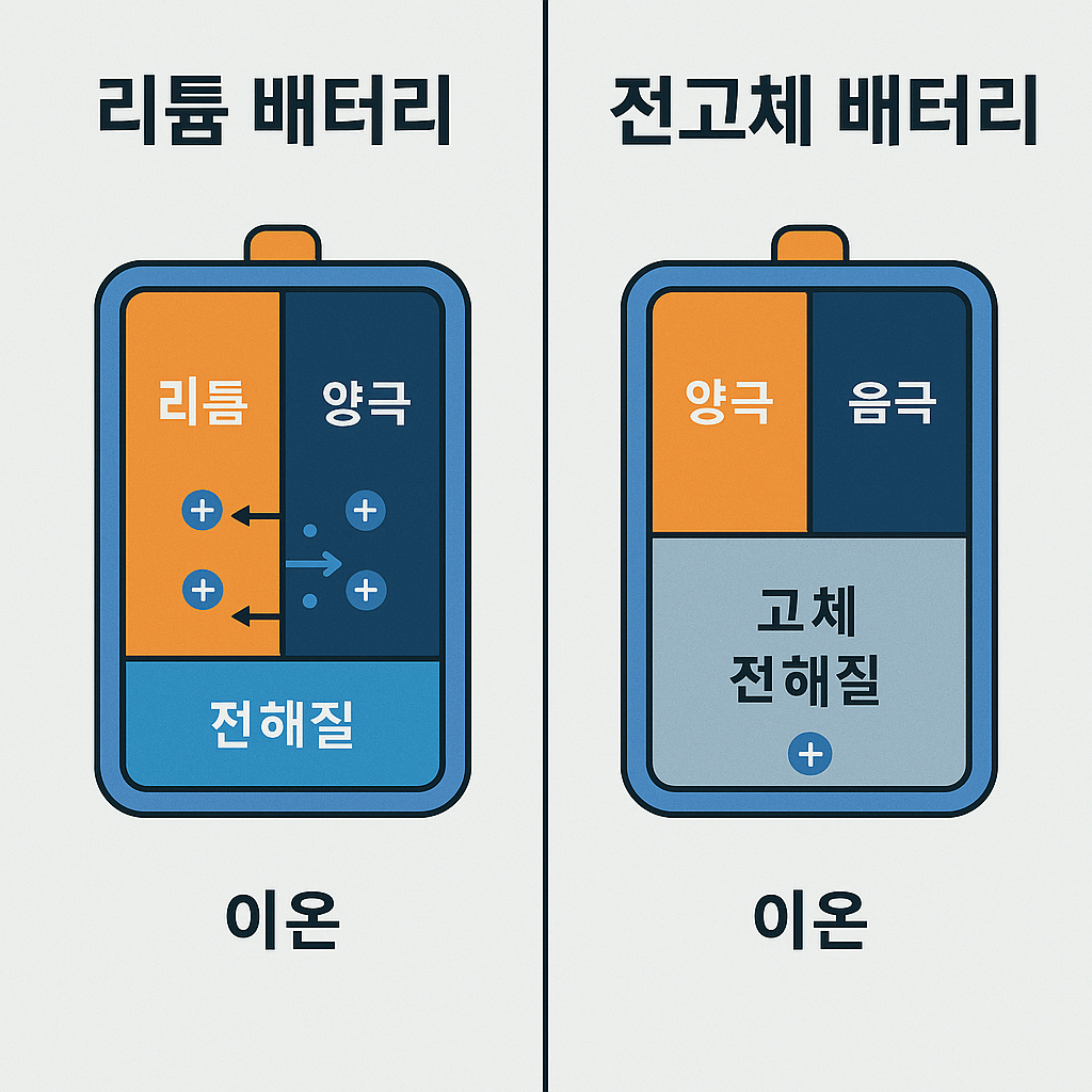 리튬 vs 전고체 배터리