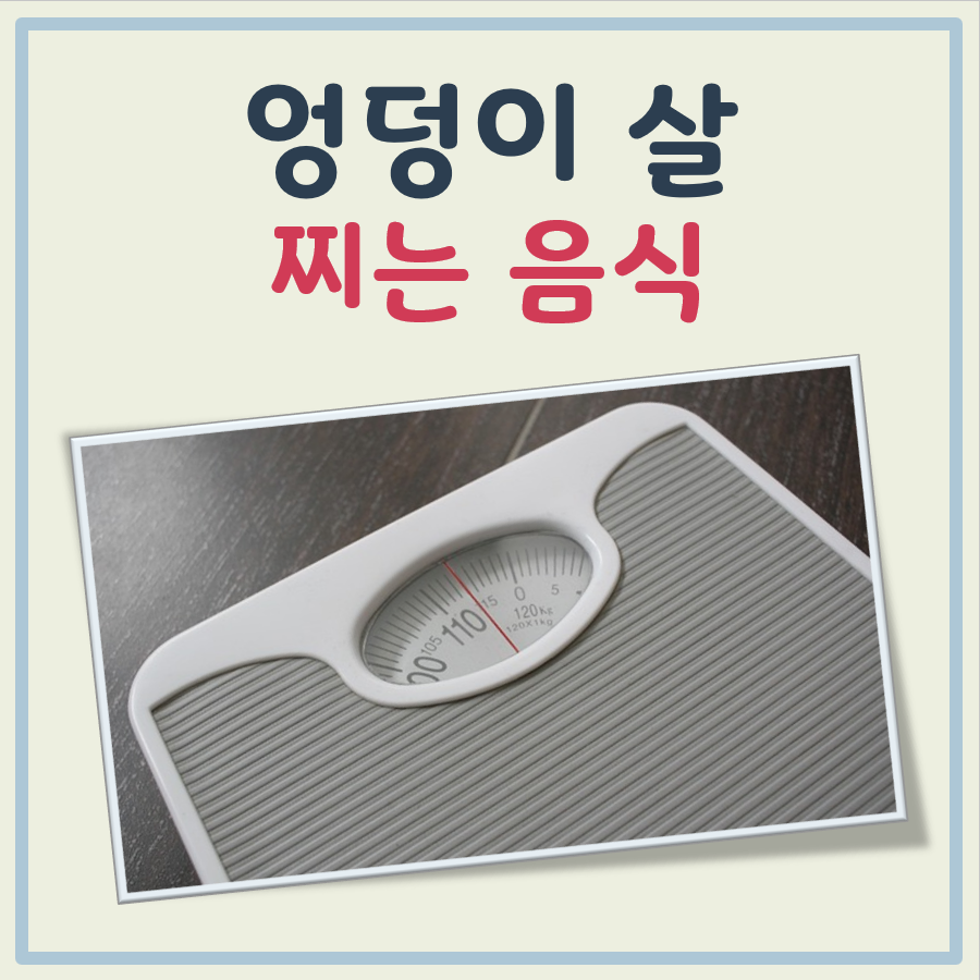 엉덩이 살찌는 음식