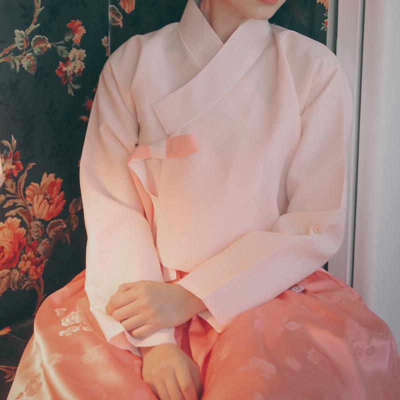 생활한복 미르 살구 저고리